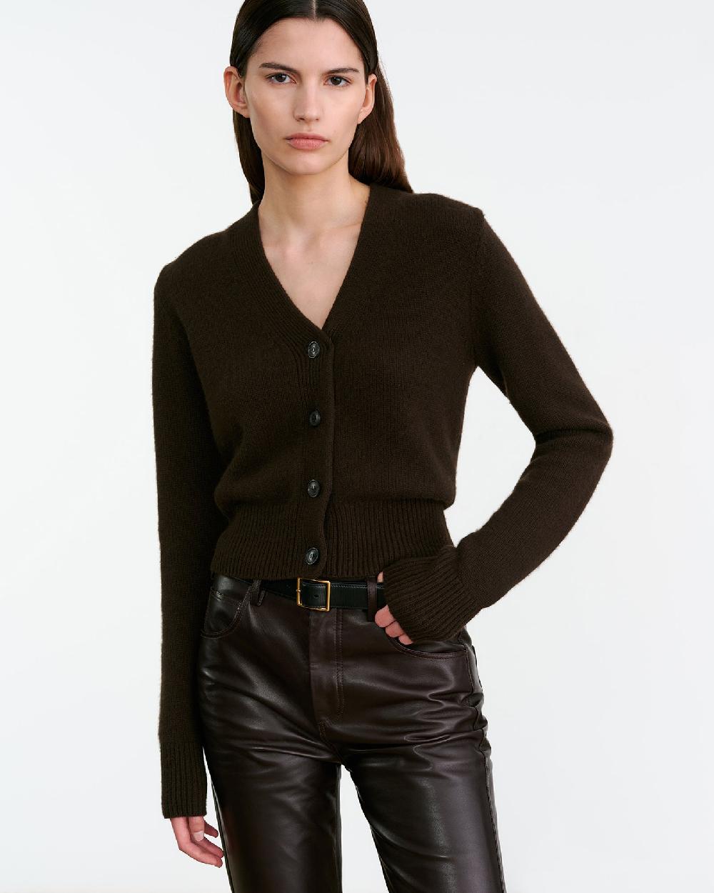 Nili Lotan CHARMAINE CASHMERE CARDIGAN BLACK