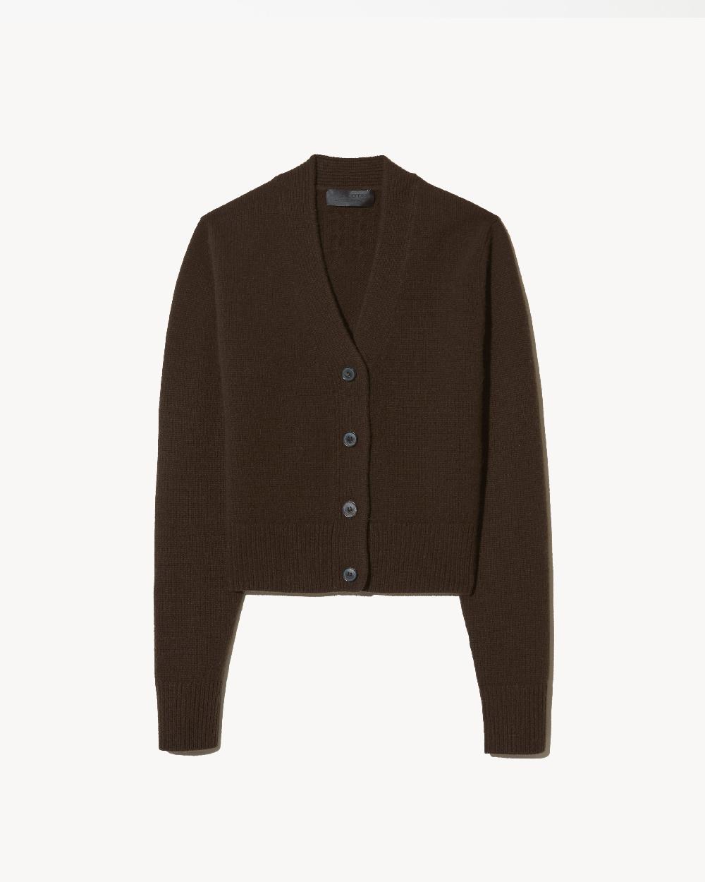 nili lotan CHARMAINE CASHMERE CARDIGAN BLACK
