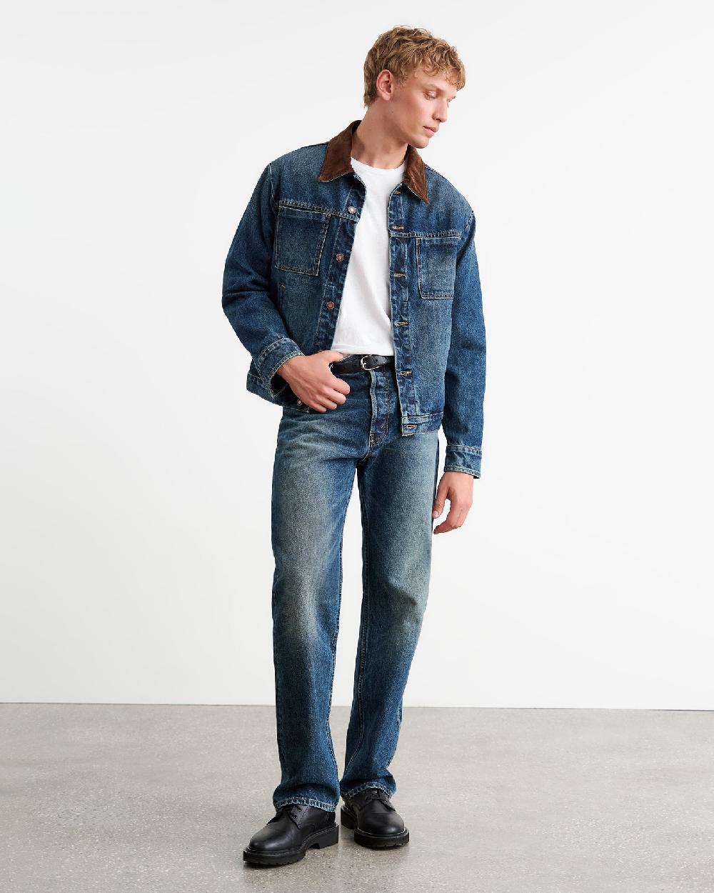Nili Lotan CHESTER DENIM JACKET SIMON WASH
