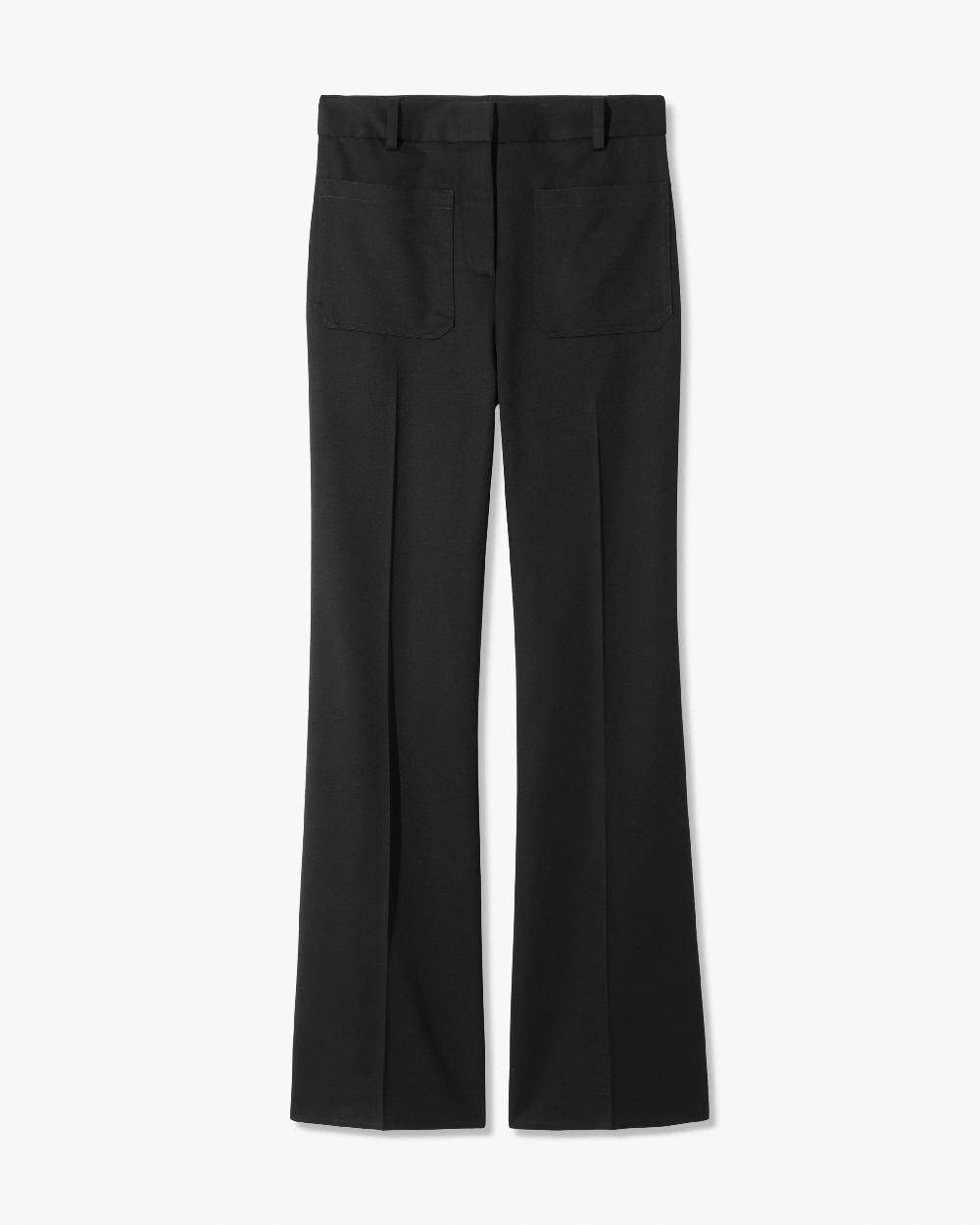 nili lotan CHRISTOPHE WOOL PANT CHOCOLATE BROWN