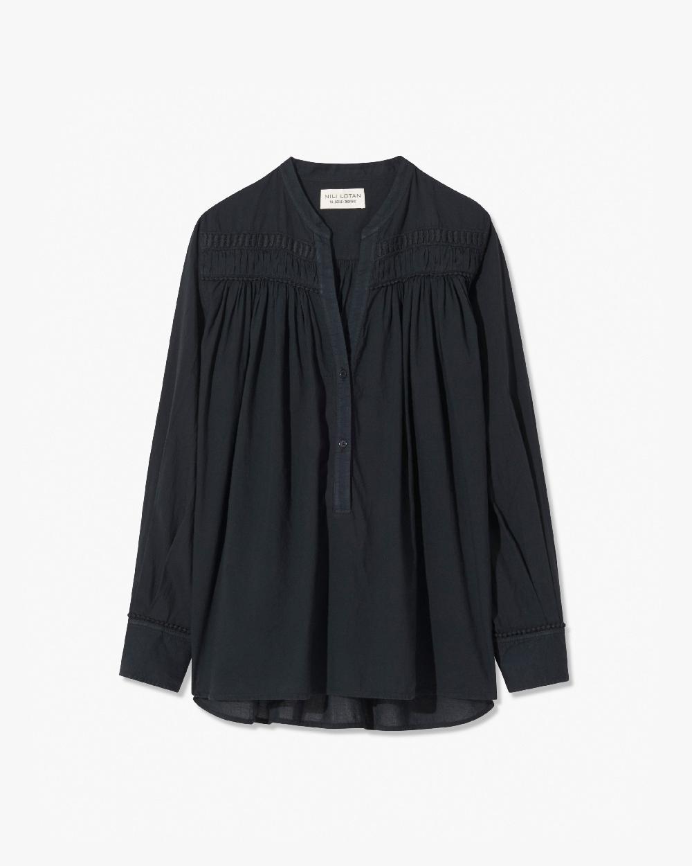 nili lotan CLARYS TOP BLACK