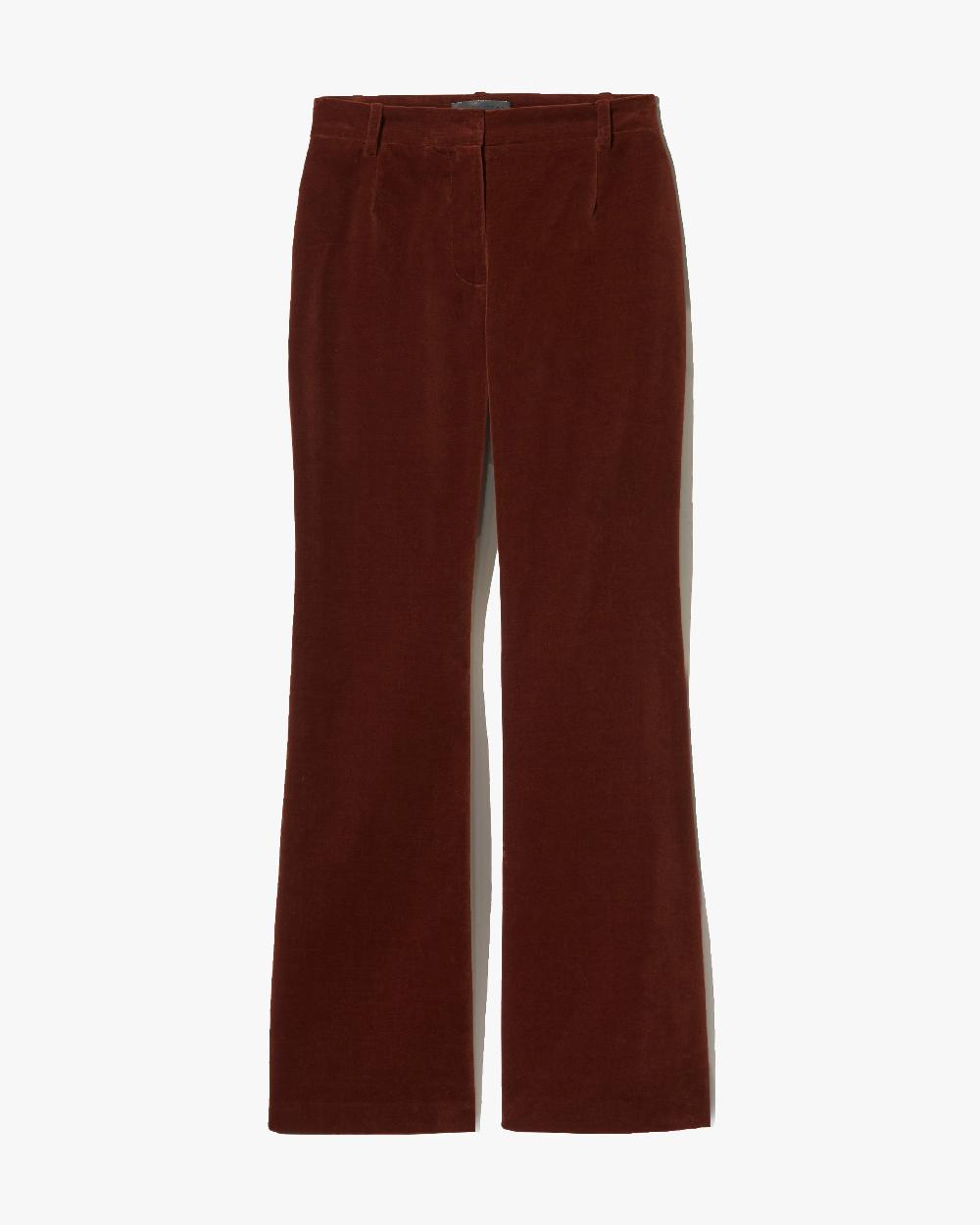 nili lotan CORETTE COTTON PANT BURNT SIENNA