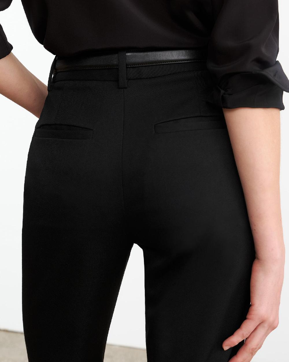 Nili Lotan CORETTE WOOL PANT BLACK
