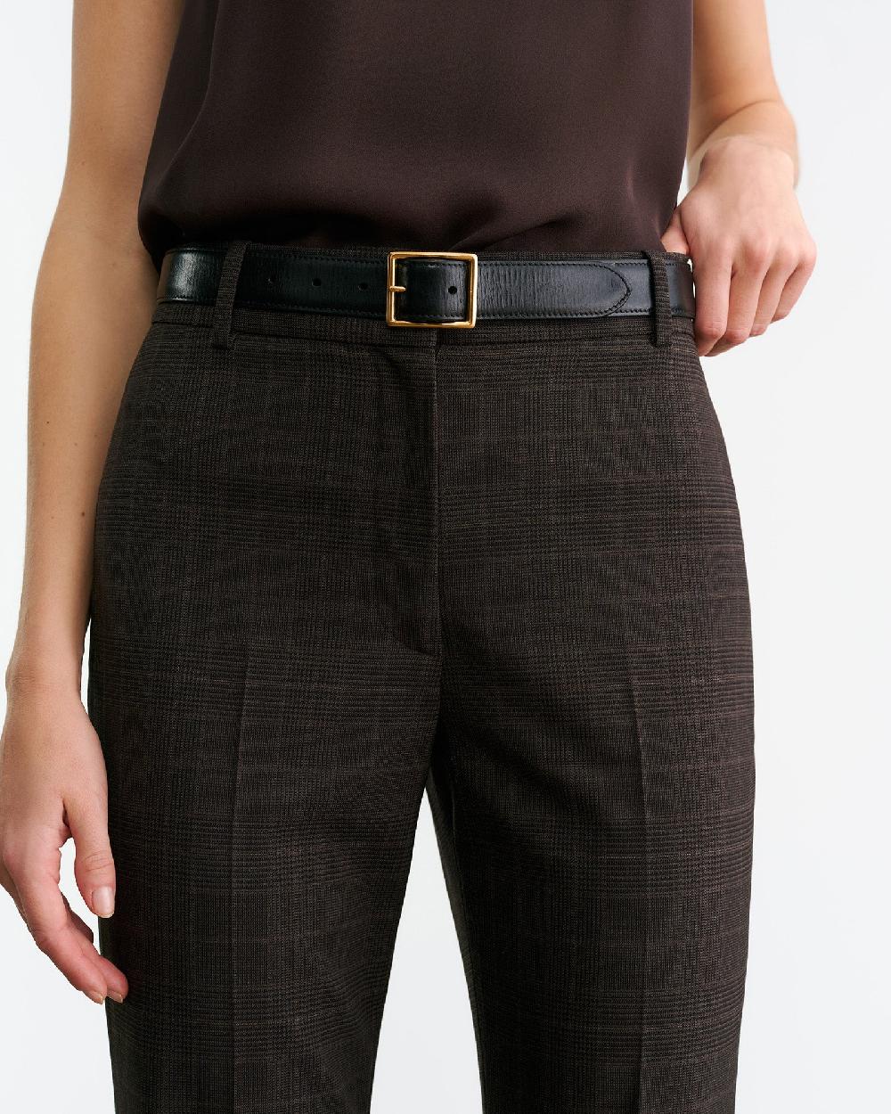 Nili Lotan CORETTE WOOL PANT CIGAR PLAID