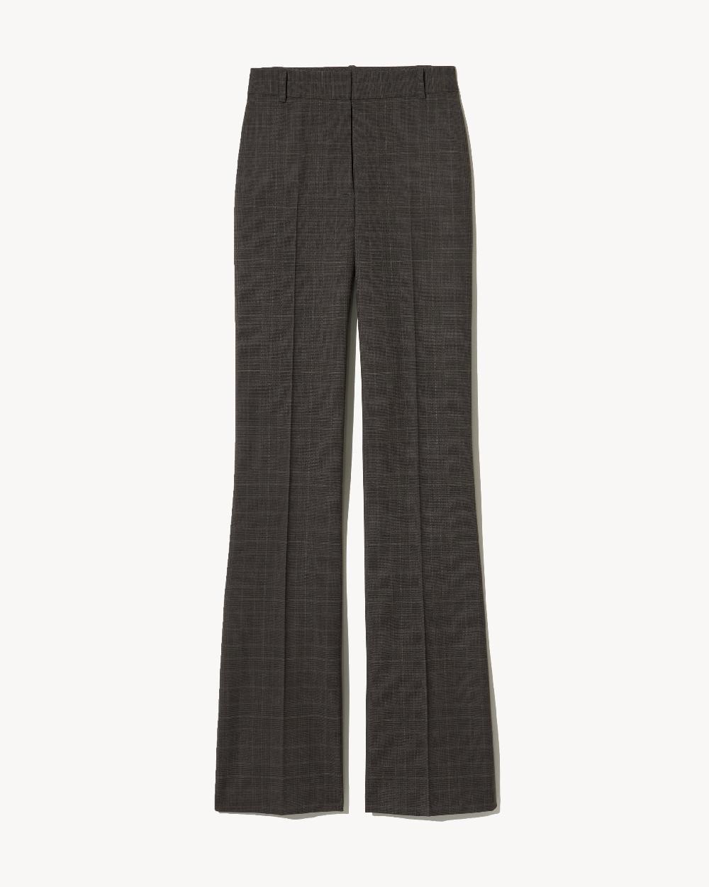 nili lotan CORETTE WOOL PANT CIGAR PLAID
