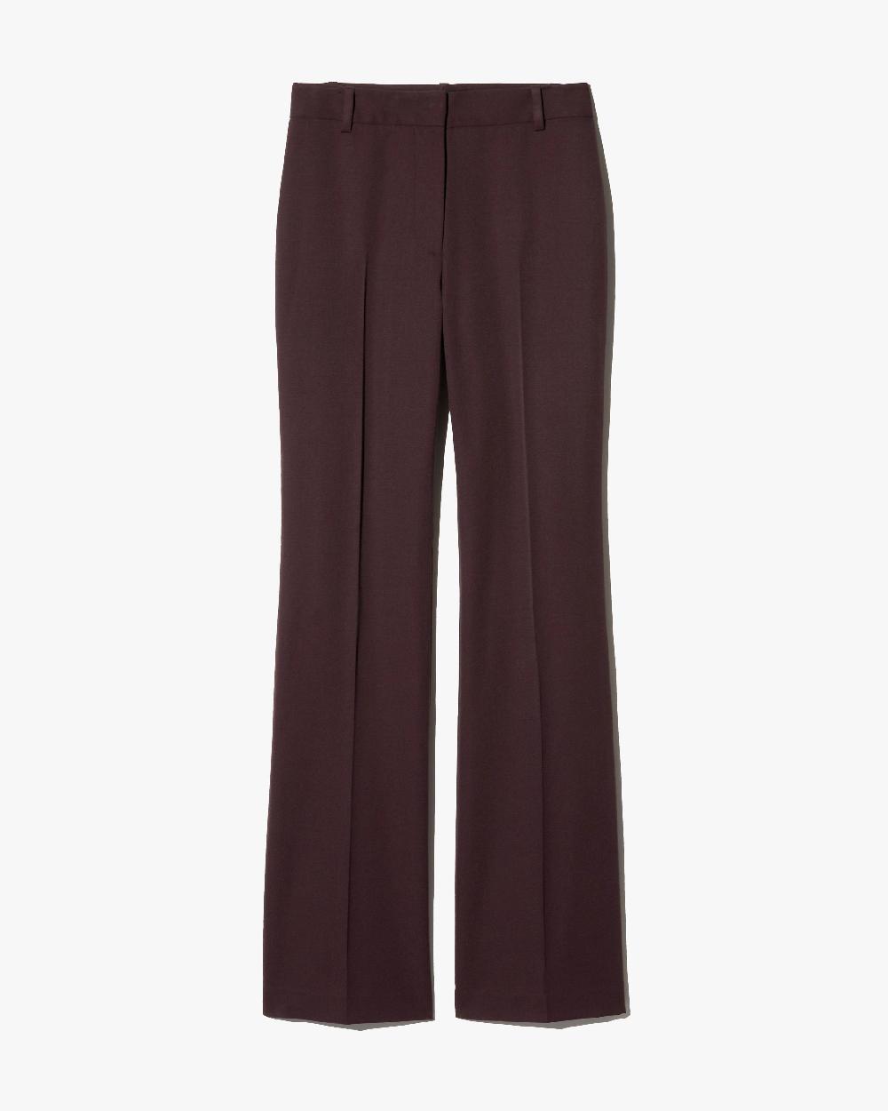 nili lotan CORETTE WOOL PANT OXBLOOD