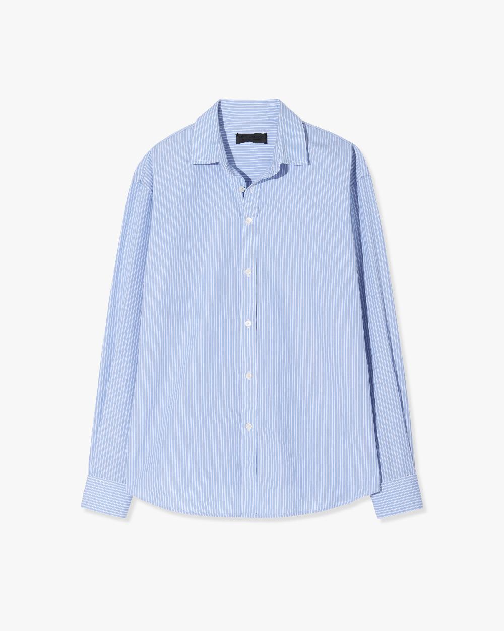 nili lotan CRISTOBAL SHIRT BLUE/WHITE STRIPE