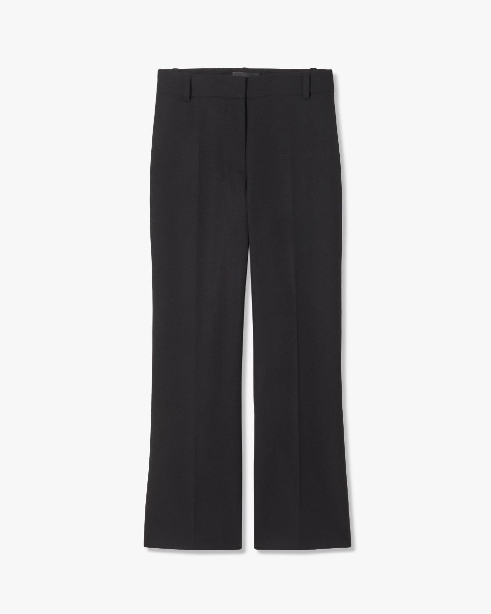 nili lotan CROPPED CORETTE WOOL PANT BLACK