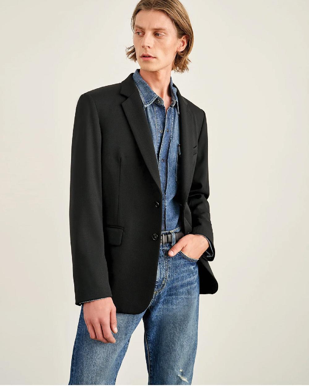 Nili Lotan DANIEL BLAZER BLACK