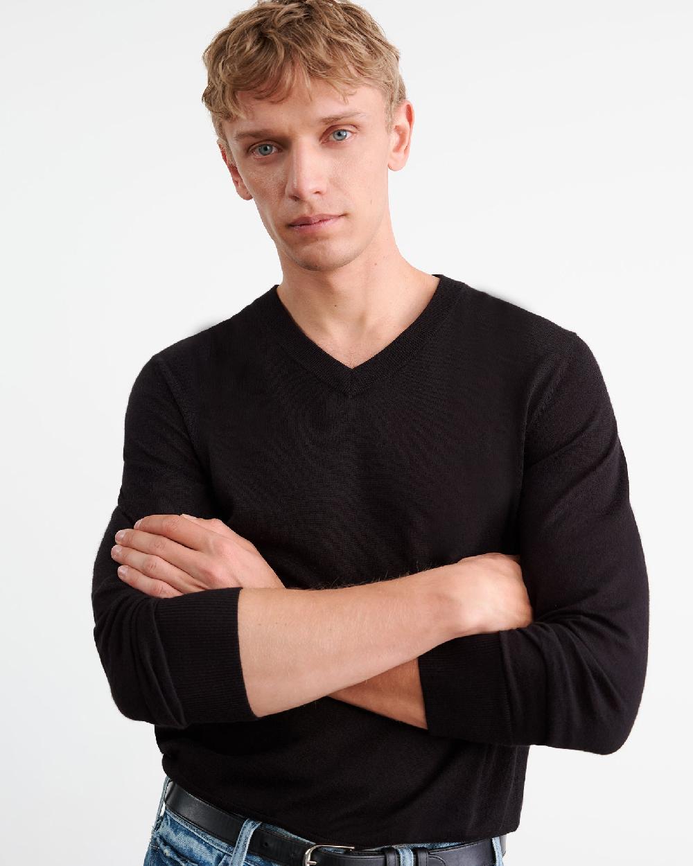 Nili Lotan DAX SWEATER BLACK