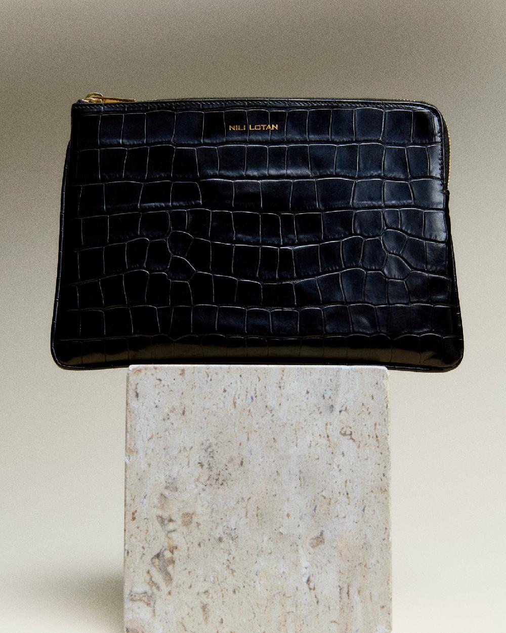 Nili Lotan DEBBIE CLUTCH BLACK