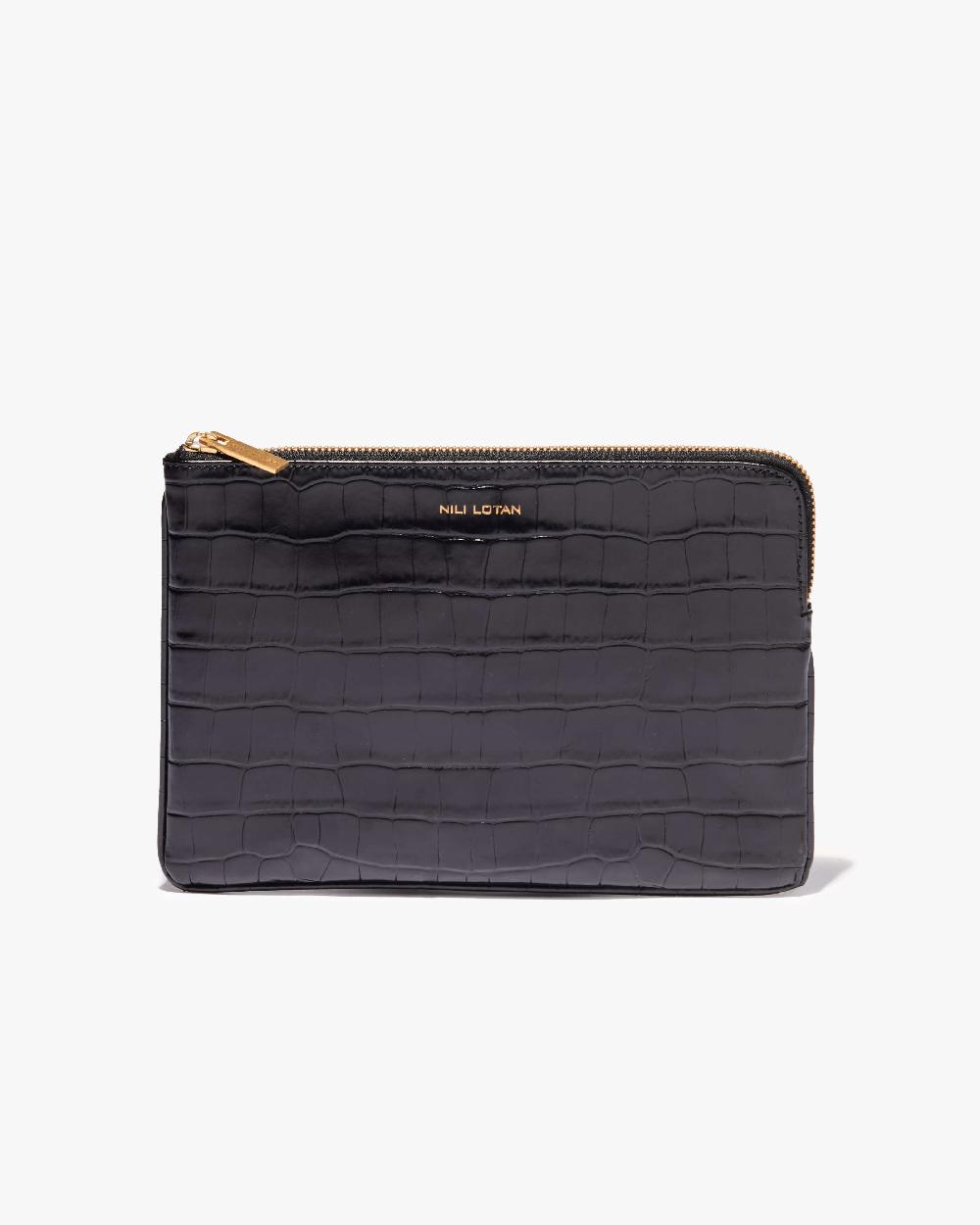 nili lotan DEBBIE CLUTCH BLACK