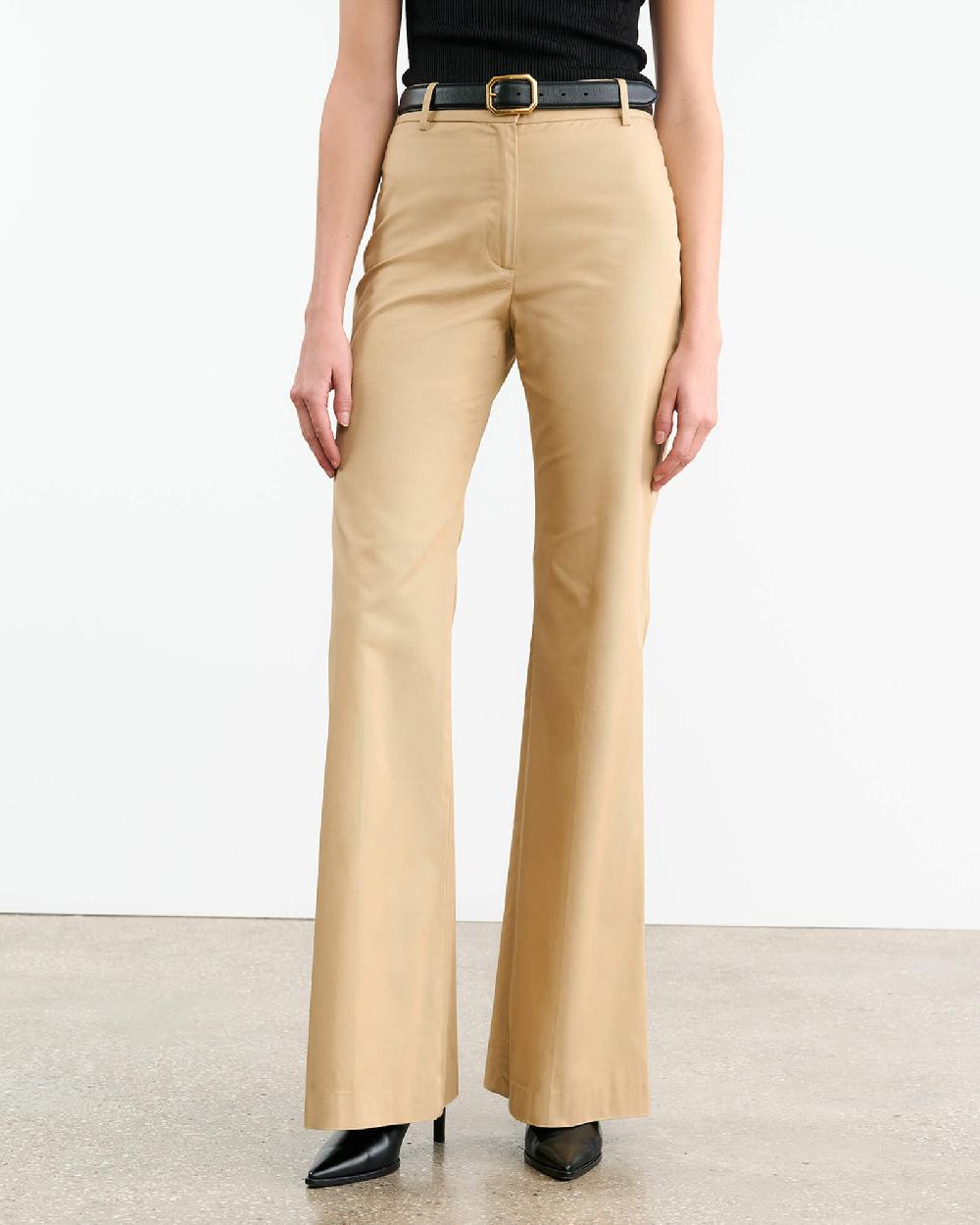 Nili Lotan EFFY COTTON PANT BLACK