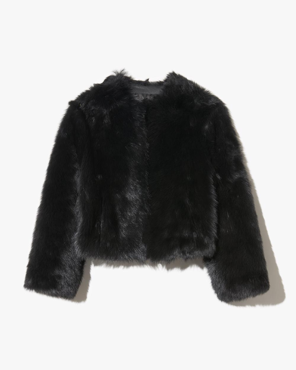 nili lotan ELAN SHEARLING JACKET BLACK