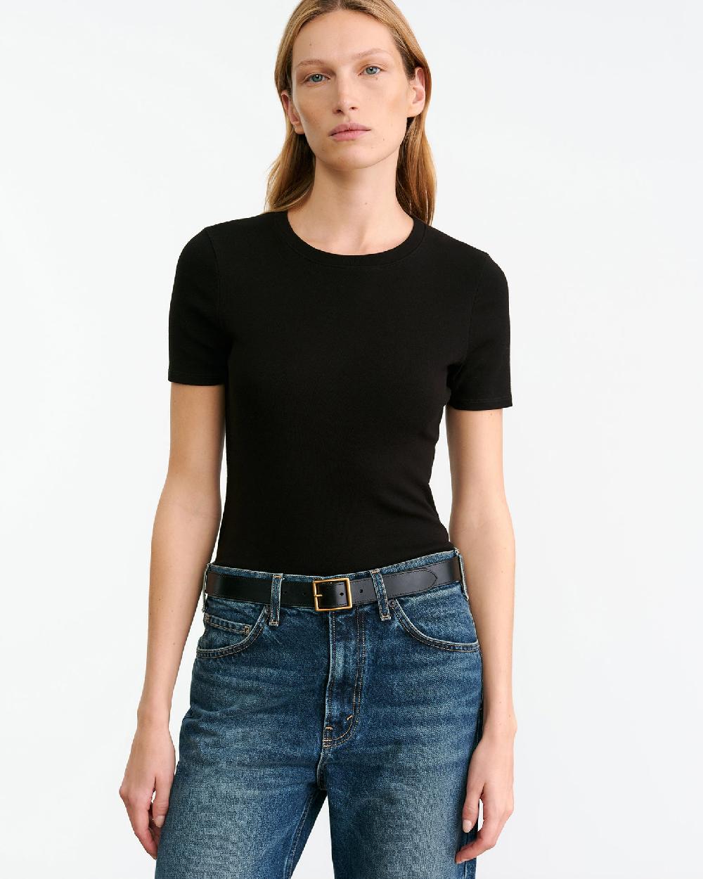 Nili Lotan ELIN TEE BLACK