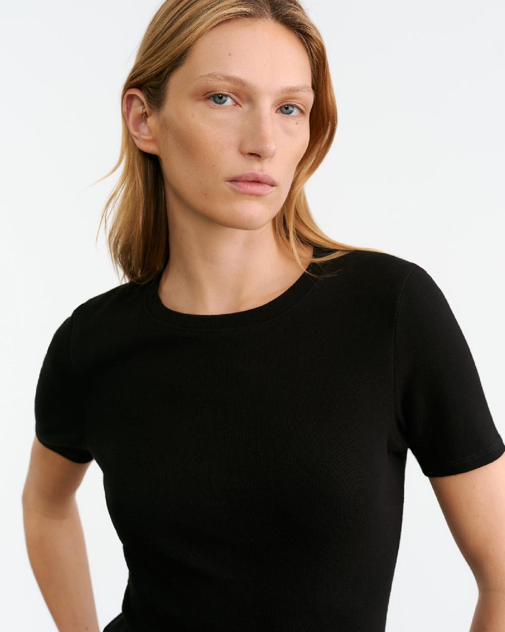 Nili Lotan ELIN TEE BLACK