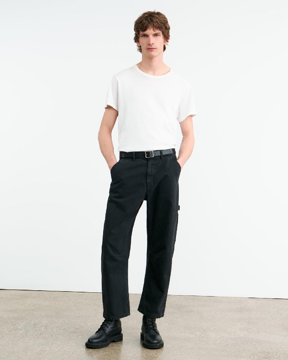 Nili Lotan EMIR COTTON PANT MIDNIGHT
