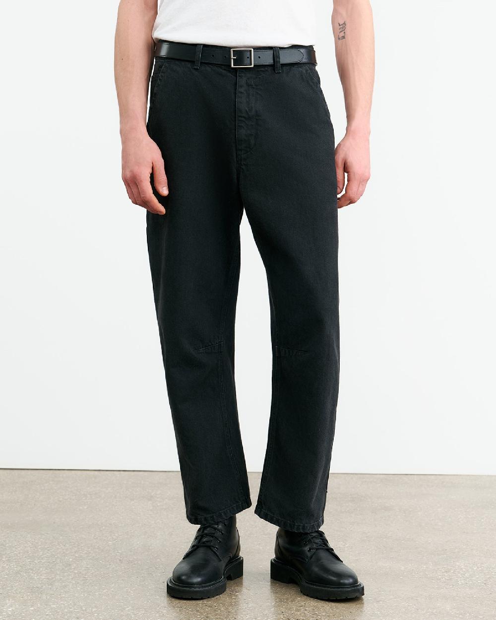 Nili Lotan EMIR COTTON PANT MIDNIGHT