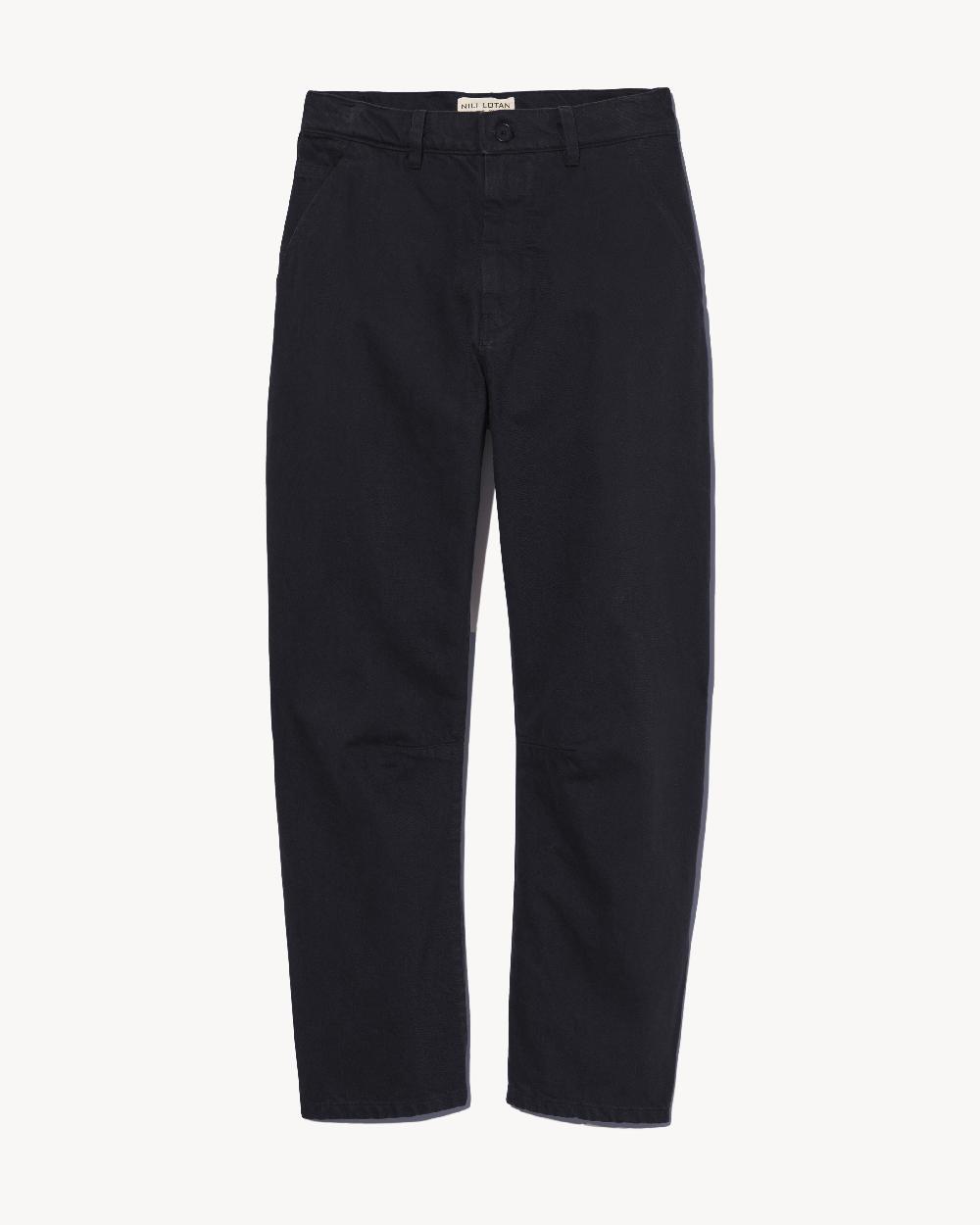 nili lotan EMIR COTTON PANT MIDNIGHT