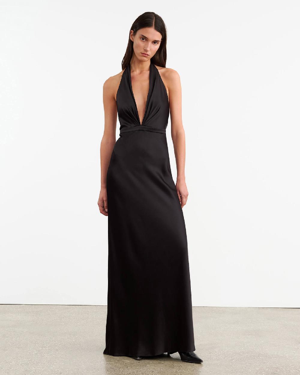 Nili Lotan ESSY SILK GOWN IVORY