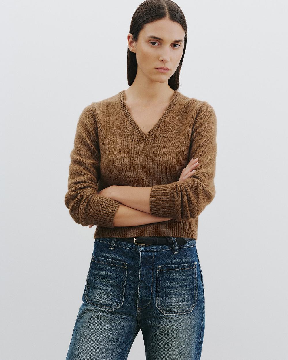 Nili Lotan EVERSTYN SWEATER IVORY