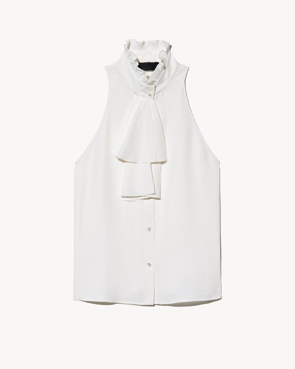 nili lotan FELTON SHIRT BLACK