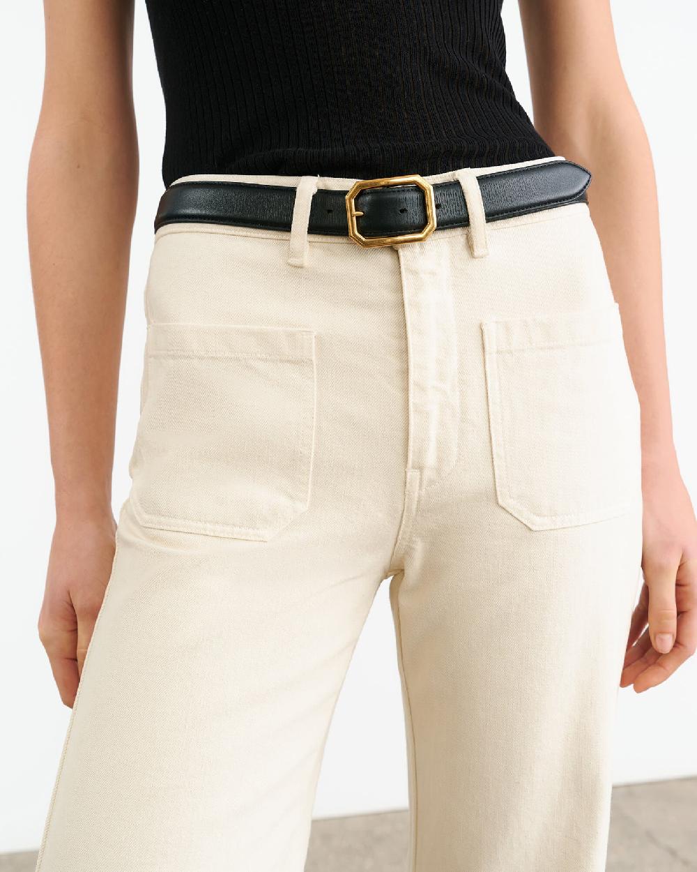 Nili Lotan FLORENCE COTTON PANT STONE