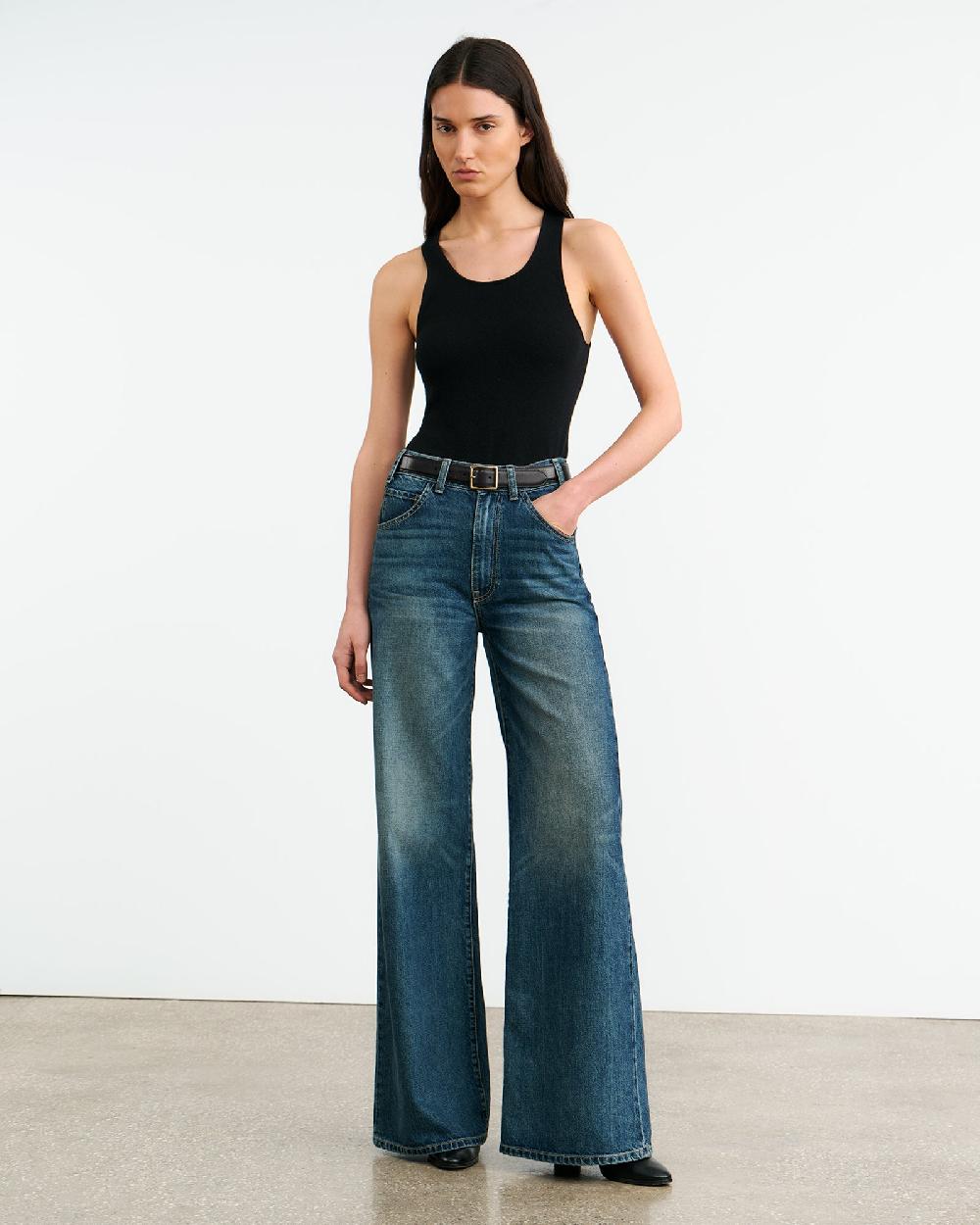 Nili Lotan FONTAINE CASHMERE TANK BLACK