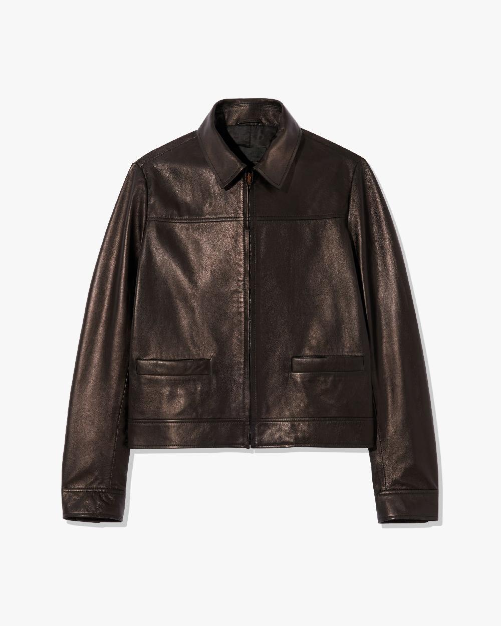 nili lotan FREDDIE LEATHER JACKET BLACK