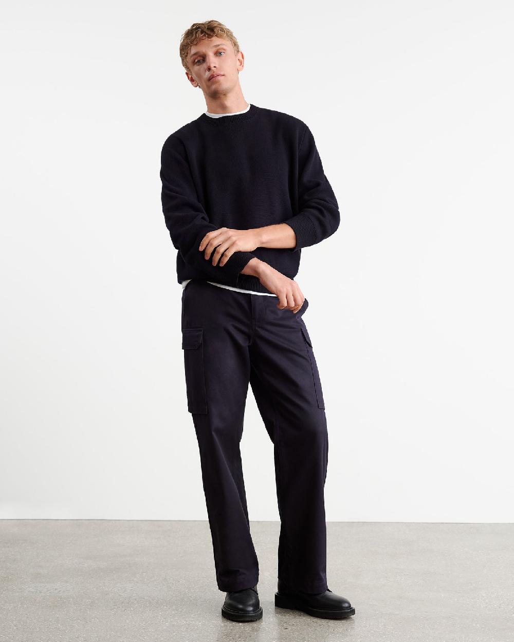Nili Lotan FRIEDMAN COTTON PANT MIDNIGHT