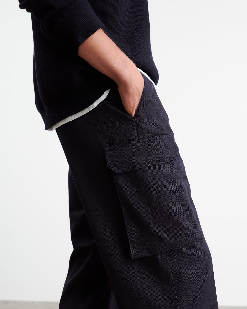 Nili Lotan FRIEDMAN COTTON PANT MIDNIGHT