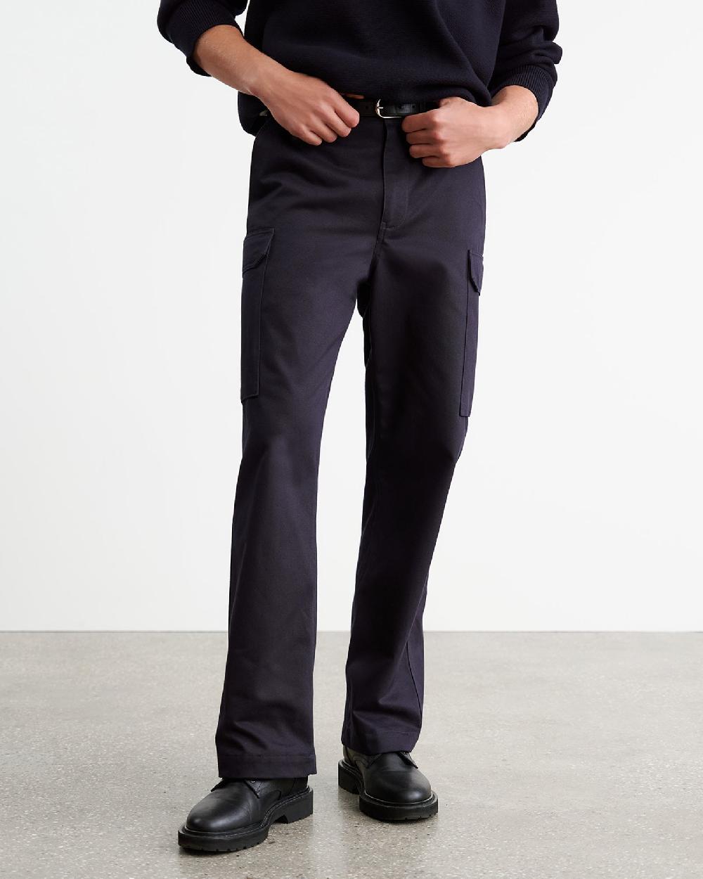Nili Lotan FRIEDMAN COTTON PANT MIDNIGHT