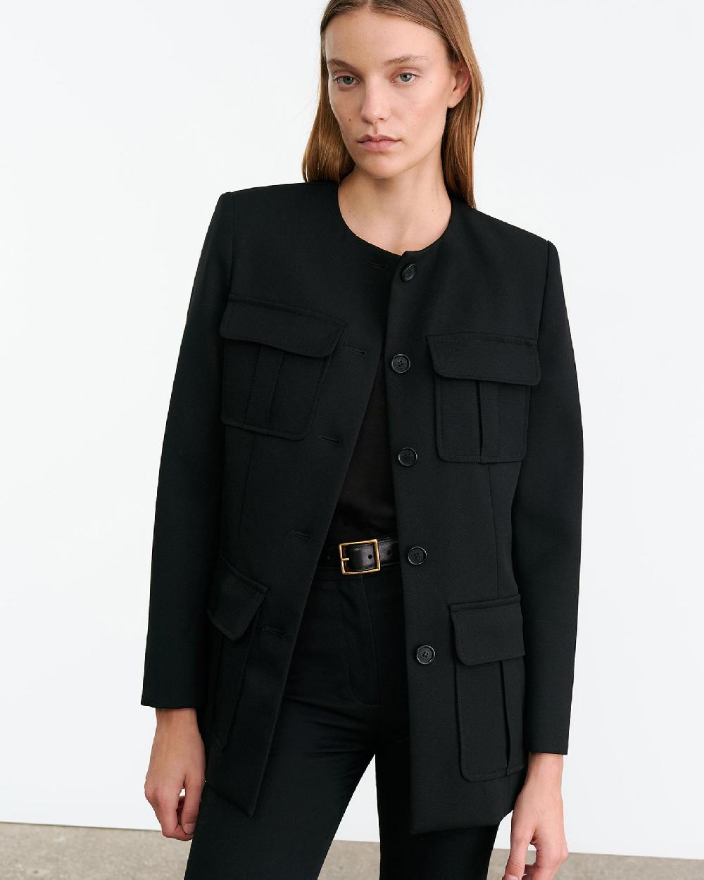 Nili Lotan GABRIELLA JACKET BLACK