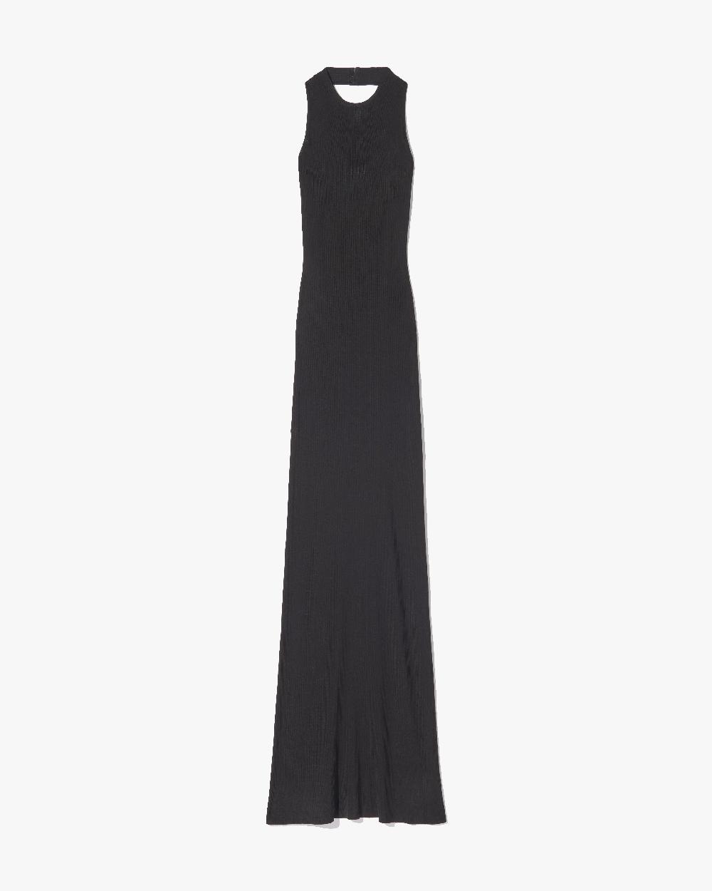 nili lotan GERTRUDE KNIT DRESS BLACK