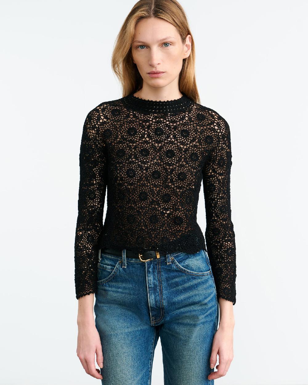 Nili Lotan GIBSON SWEATER IVORY