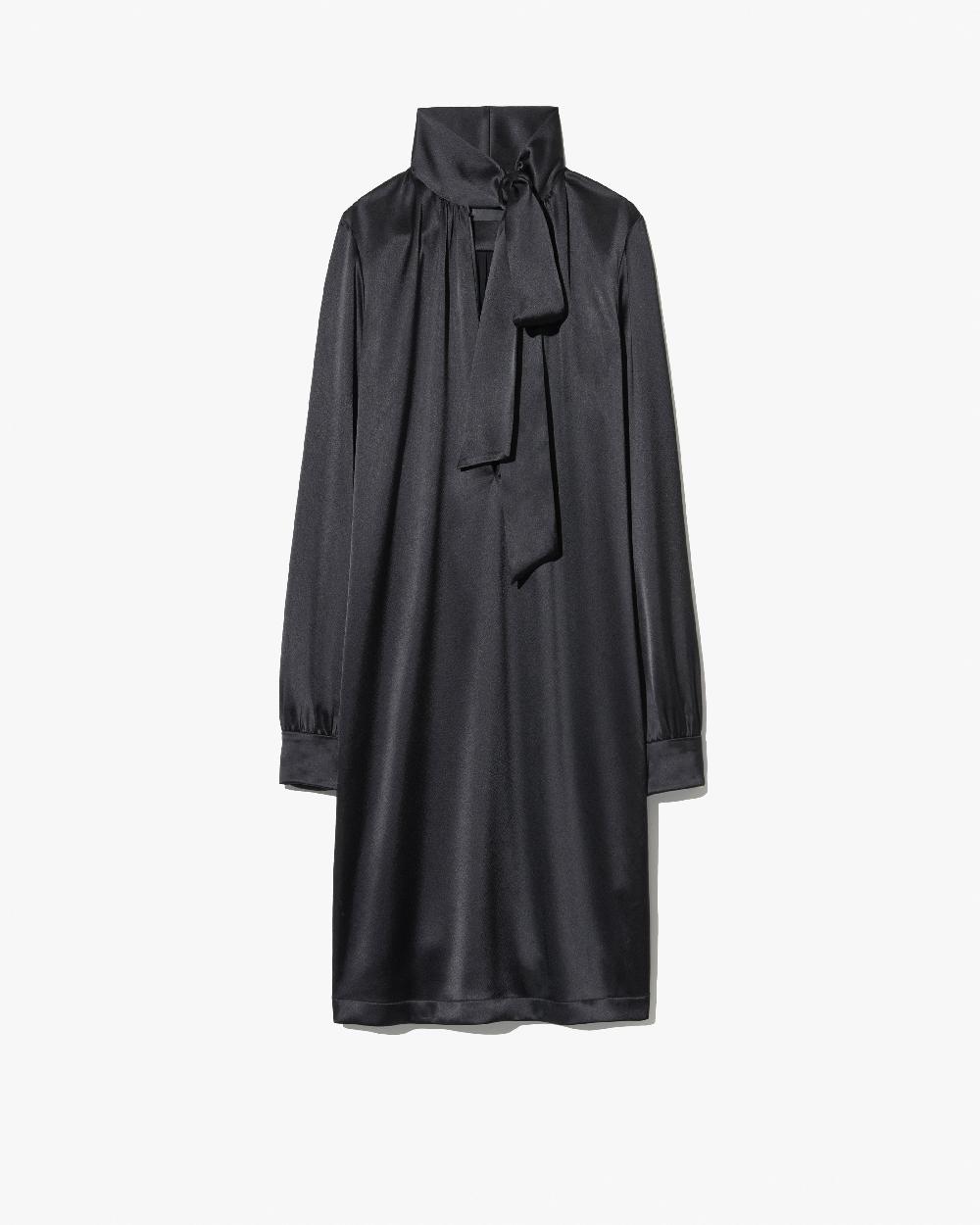 nili lotan GRENELLE DRESS BLACK
