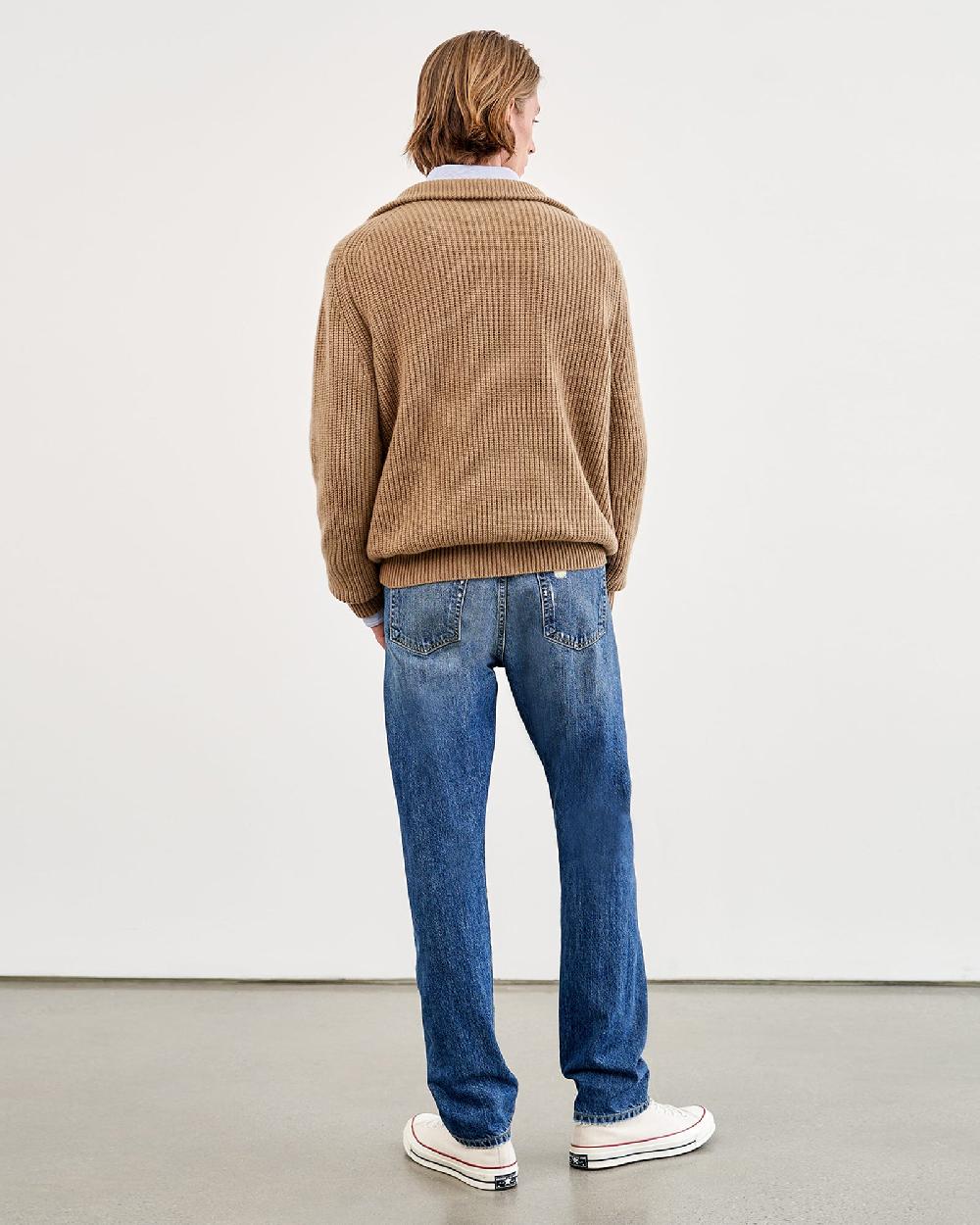 Nili Lotan HESTON CASHMERE SWEATER TAN