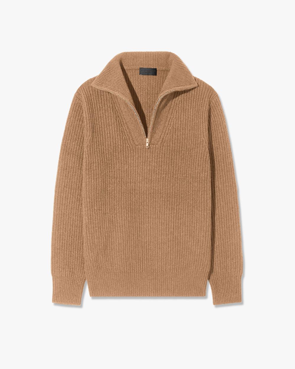 nili lotan HESTON CASHMERE SWEATER TAN