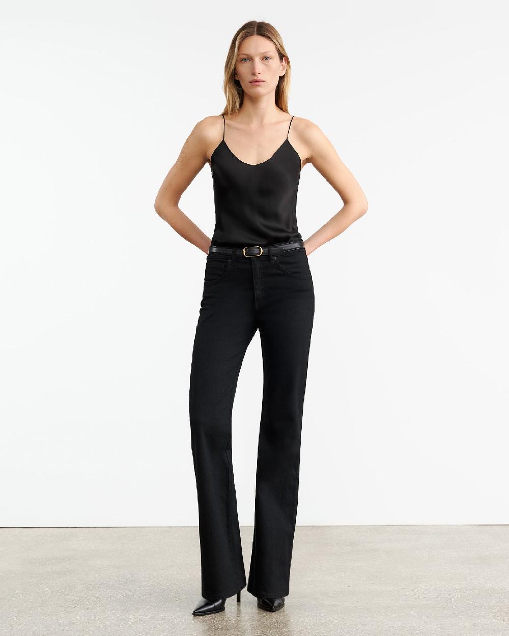 Nili Lotan ISABELLA SILK CAMI BLACK