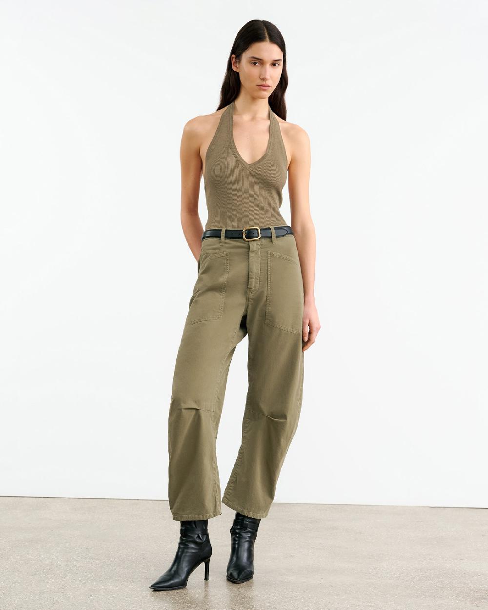 Nili Lotan IVEY SILK HALTER BLACK