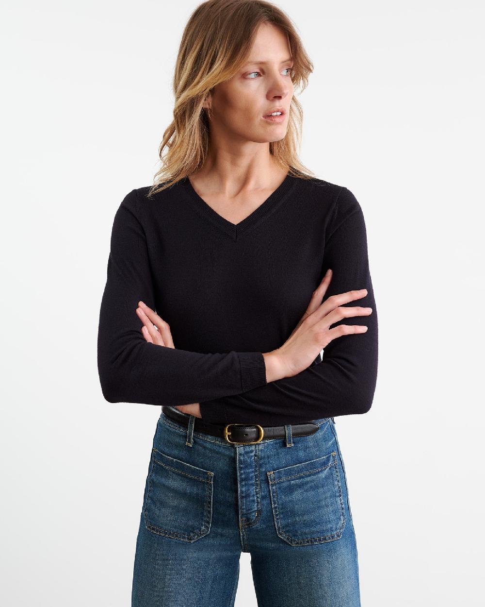 Nili Lotan JANAH SWEATER BLACK