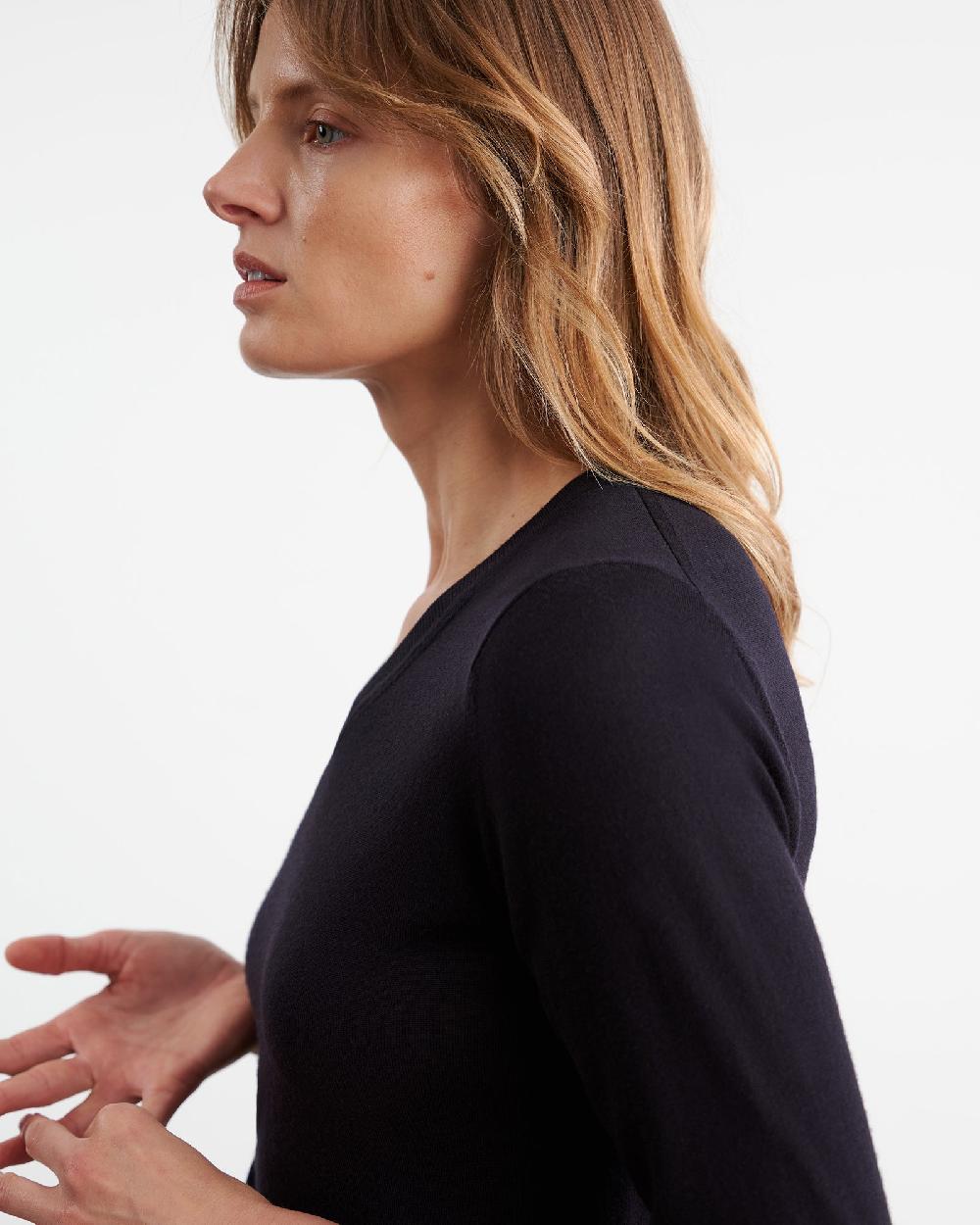 Nili Lotan JANAH SWEATER BLACK