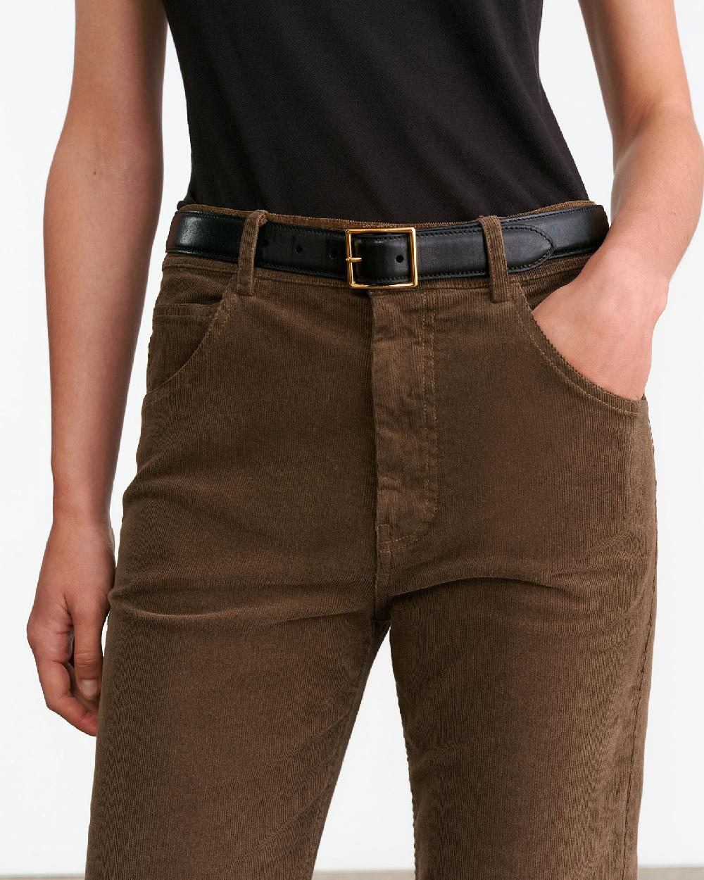 Nili Lotan JOAN CORDUROY PANT JET BLACK