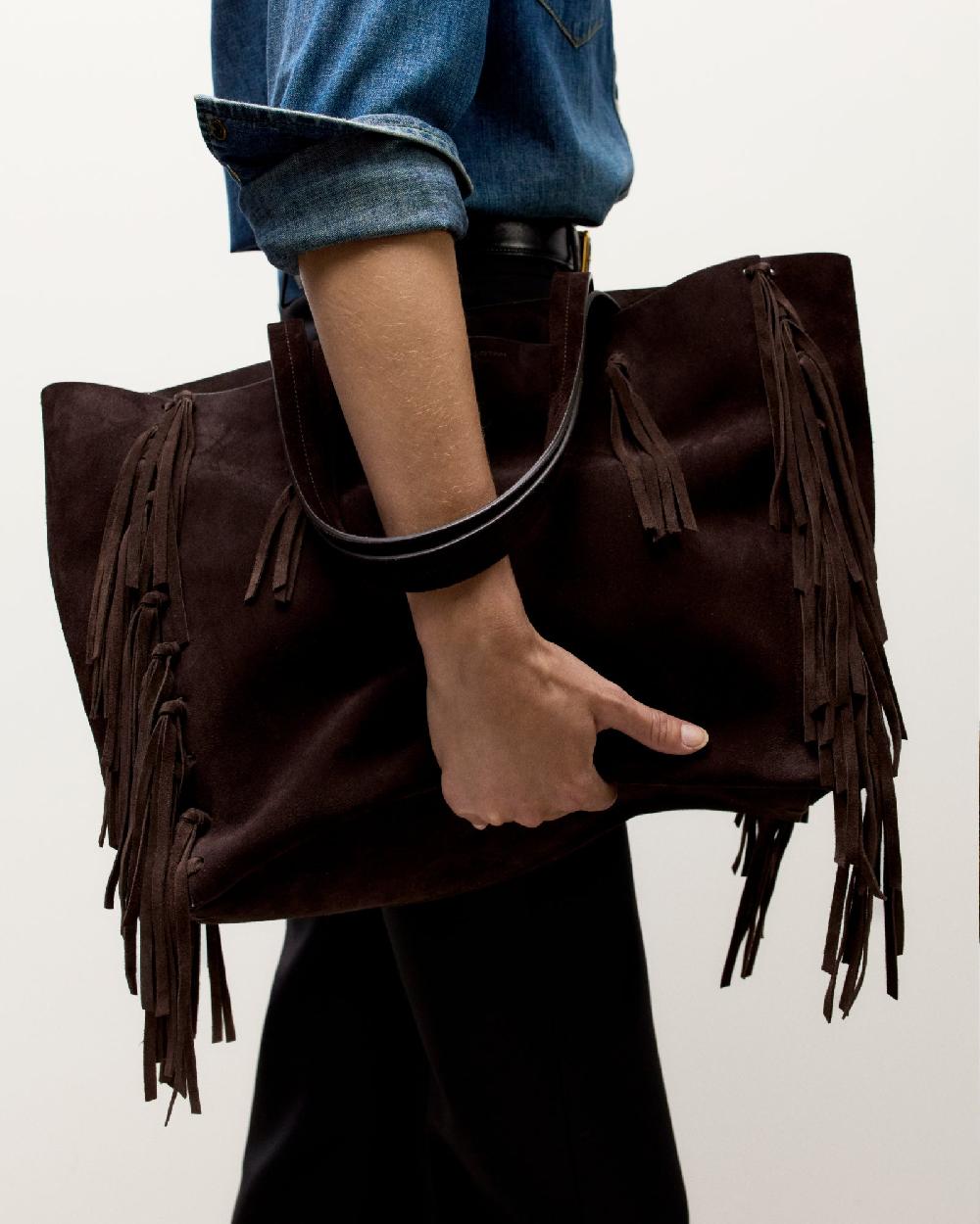 Nili Lotan JONI BAG ESPRESSO