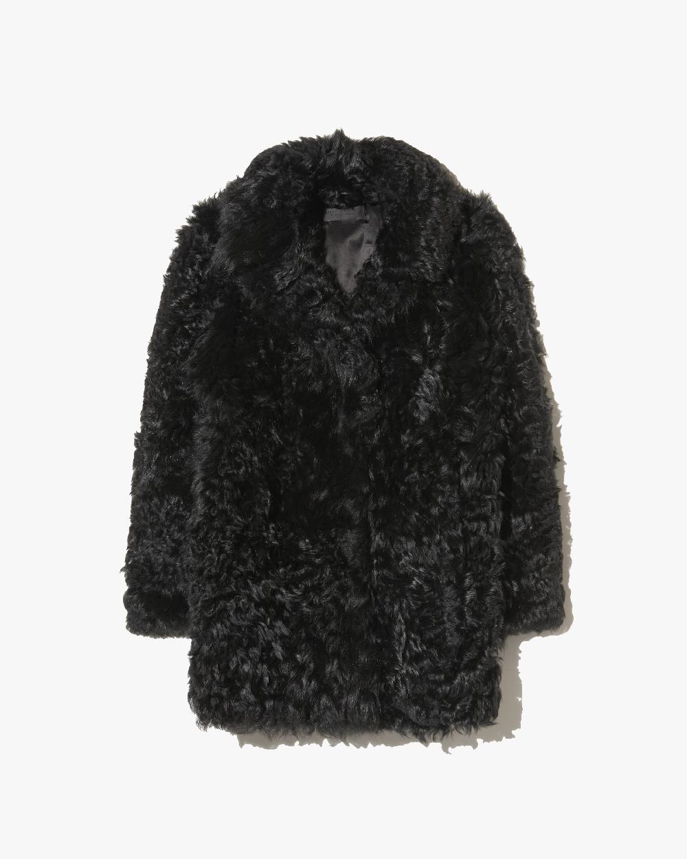 nili lotan JOSIE SHEARLING COAT BLACK