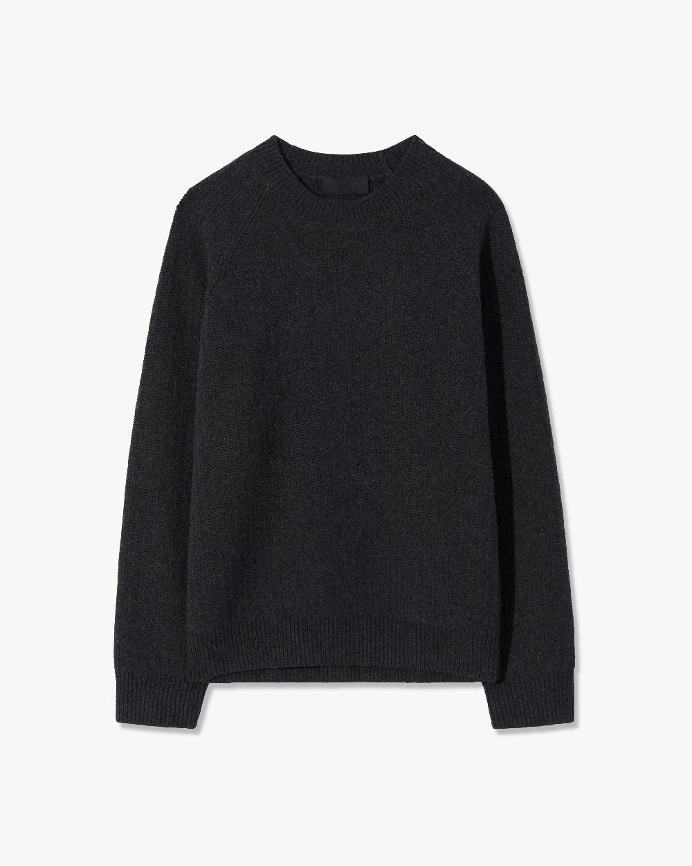 nili lotan KADIR SWEATER CHARCOAL MELANGE