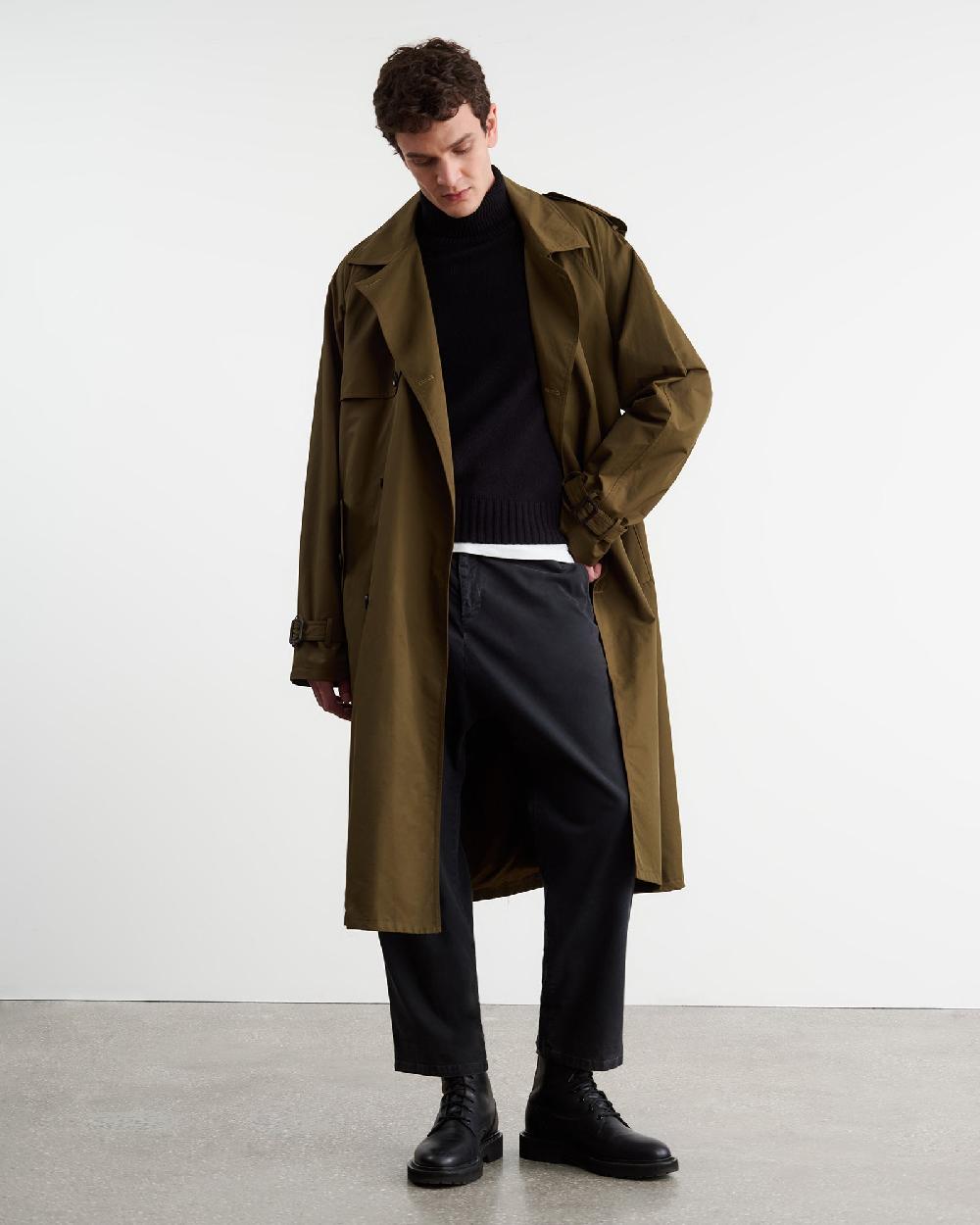 Nili Lotan KIERAN TRENCH COAT KHAKI