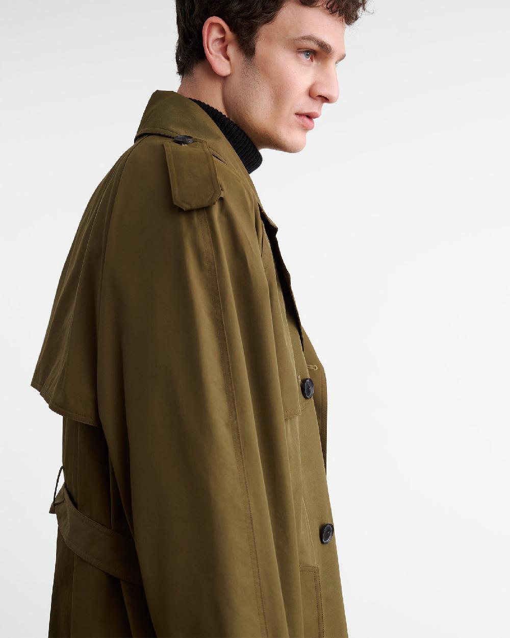 Nili Lotan KIERAN TRENCH COAT KHAKI