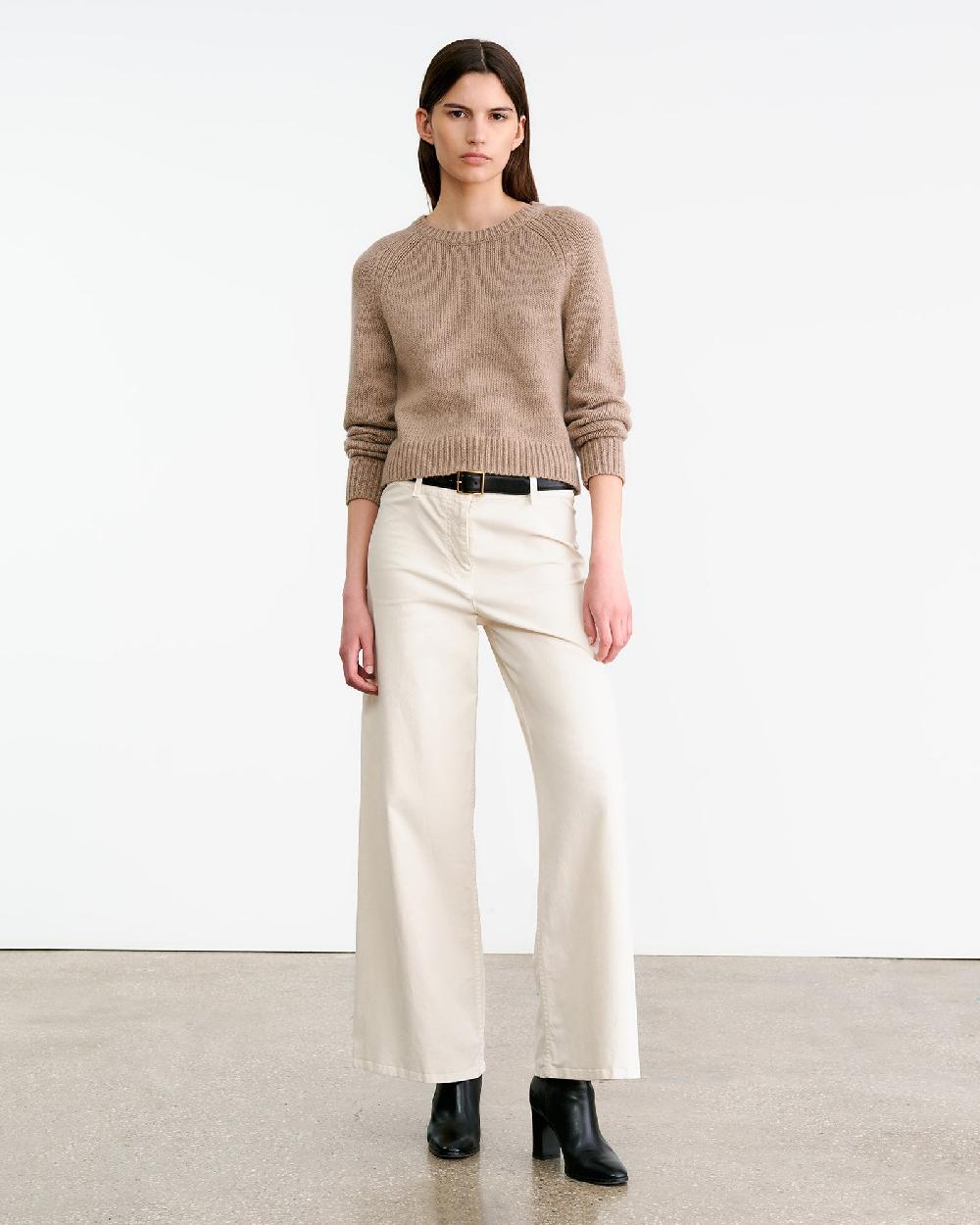 Nili Lotan LAUREL SWEATER TAUPE MELANGE