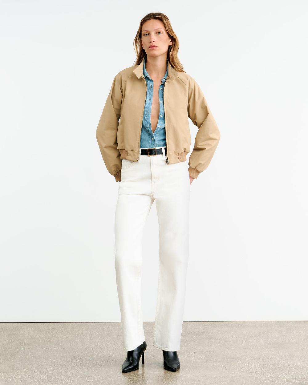 Nili Lotan LAUZERTE BOMBER KHAKI